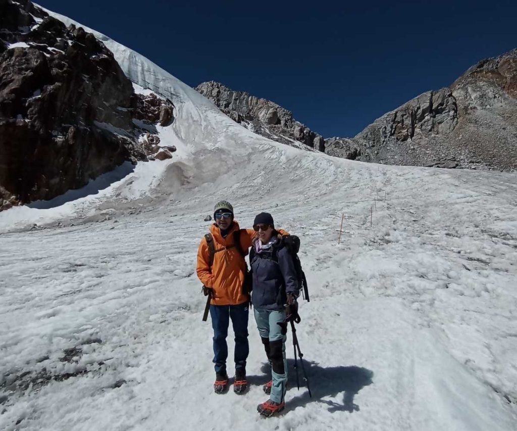 chola pass glacier