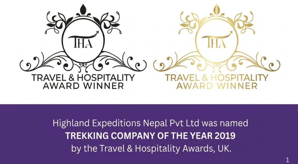 Best Trekking Company of the year 2019