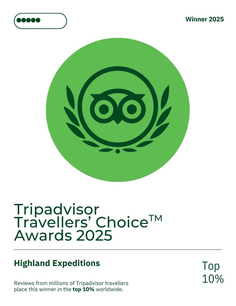 Highland Expeditions 2025 Tripadvisor Award